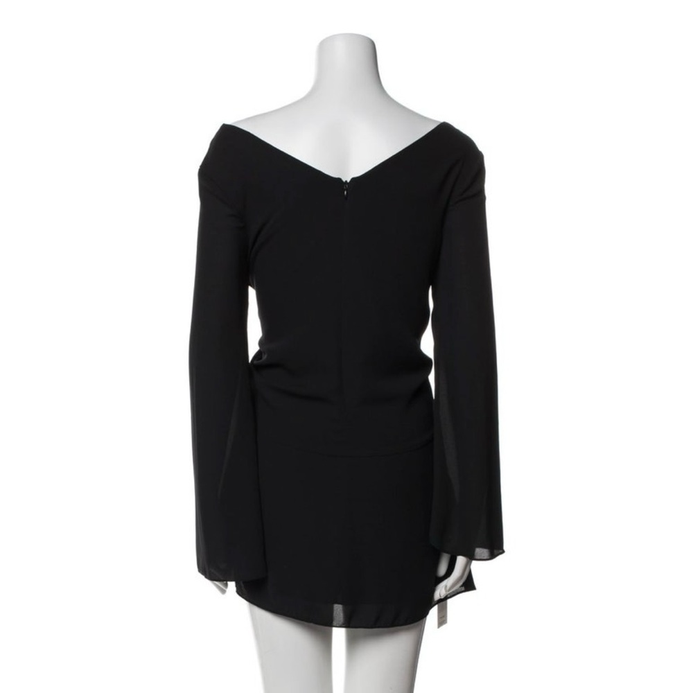 Cinq a Sept Black Long Sleeve Mini Dress - Picture 3 of 3